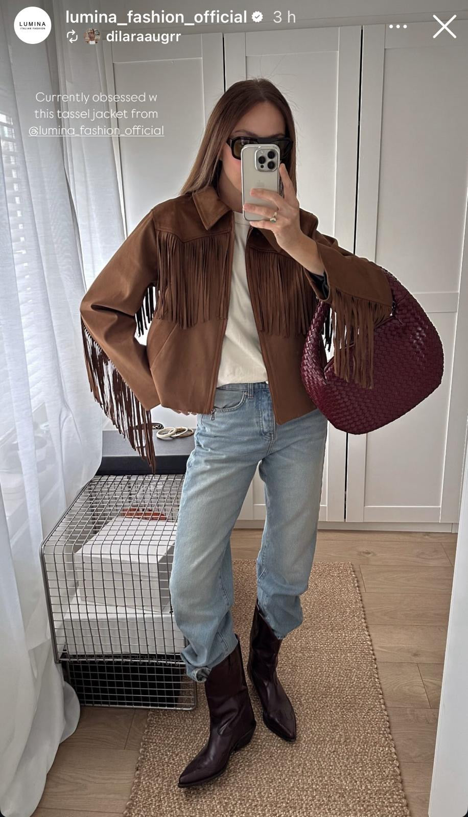 Casaco Franjas e Calça Lumina