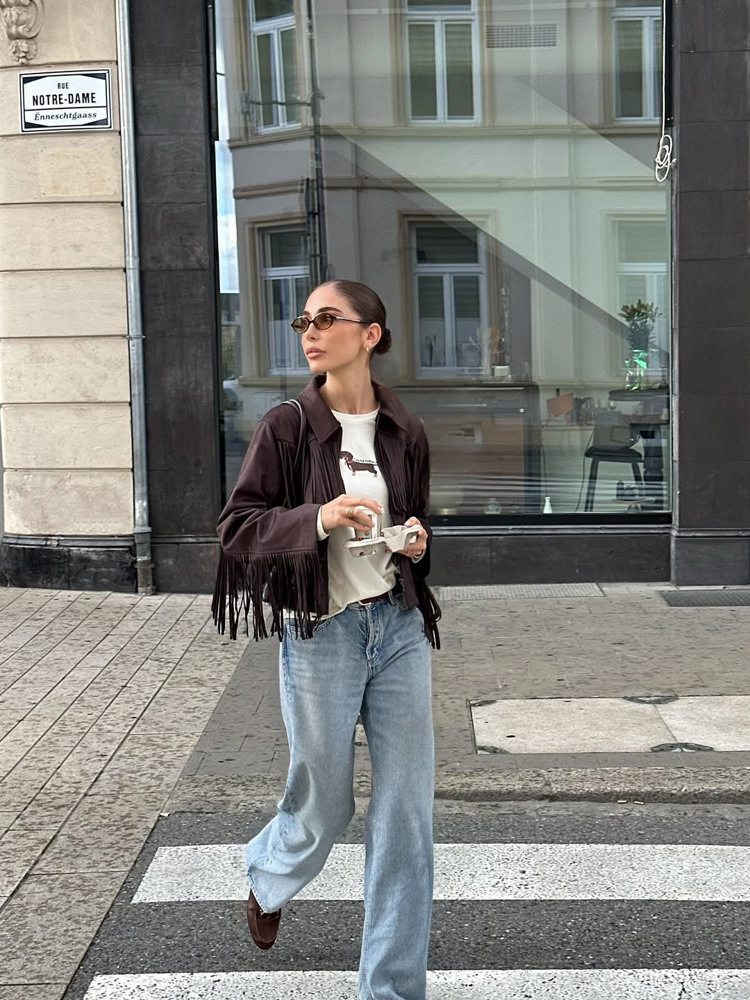 Casaco Franjas e Calça Lumina