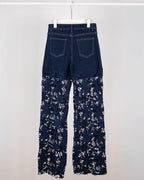 Calça Rendada de Ganga